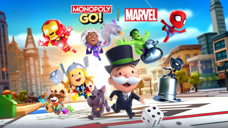 Monopoly Go teamed up with Marvel.
