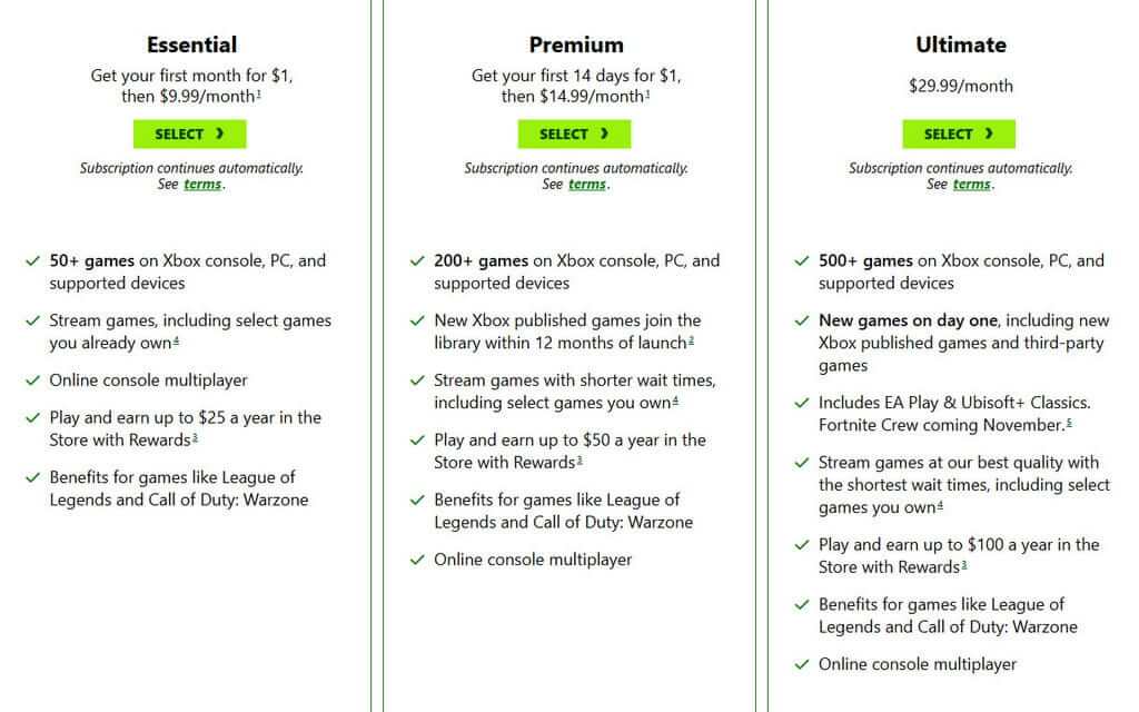 game-pass-pricing
