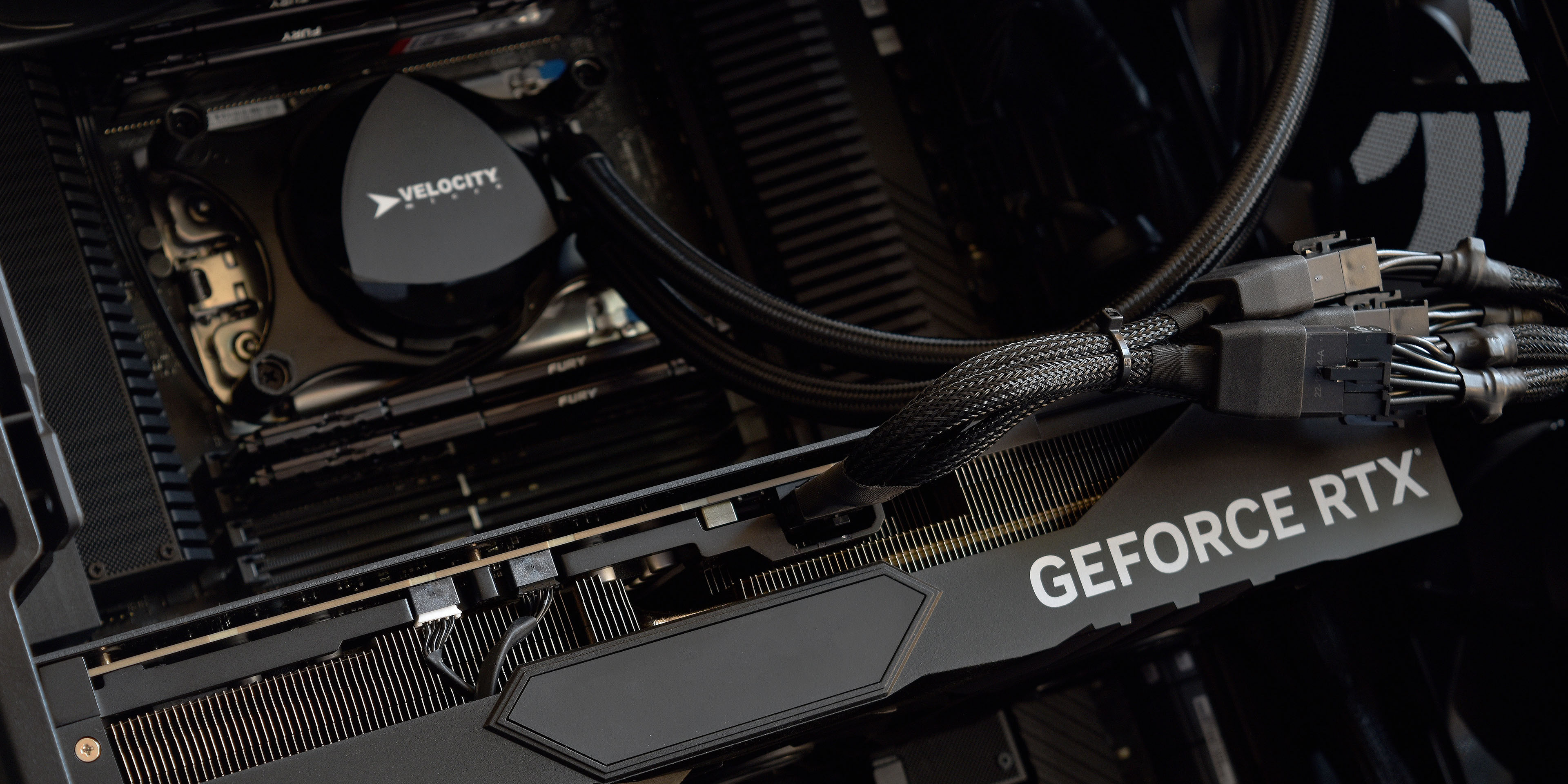 RAM with Proc and GeForce RTX Card