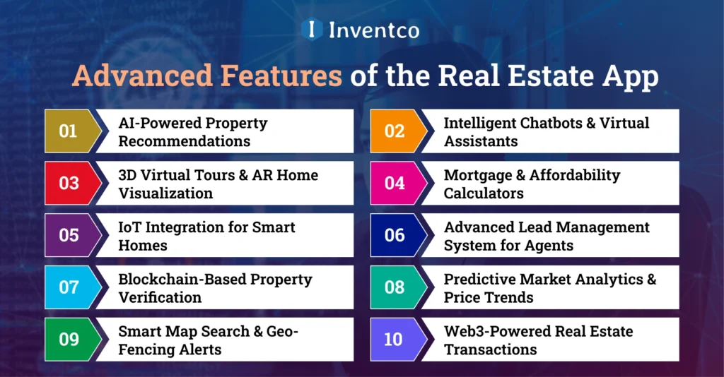 Advanced Features of the Real Estate App